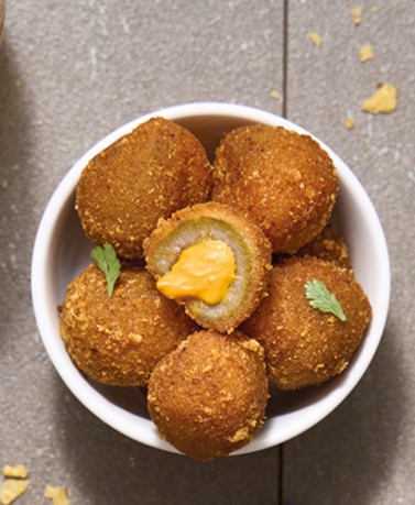 OLIVE ASCOLANE RIPIENE DI CHEDDAR